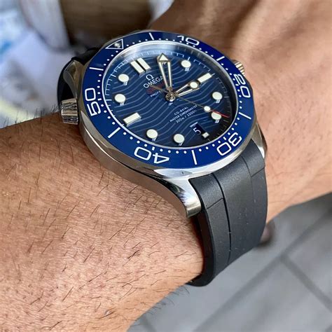 best rubber strap for omega seamaster 300m